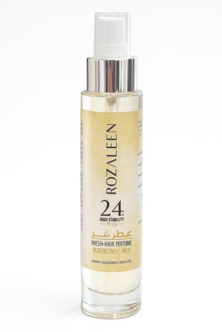 روزالين - عطر شعر برائحة بربري هير ثبات عالي حتى 24 ساعة يمنح شعرك