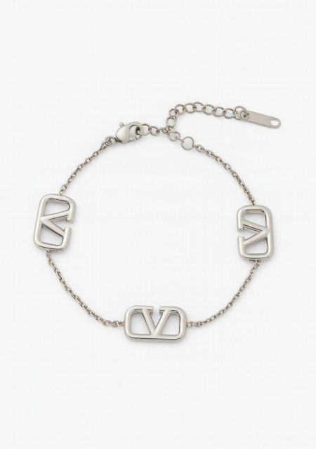 اسوارة فالنتينو فضي بشعار V