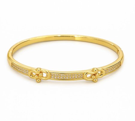 اسوارة تيفاني ذهبي مع زركون