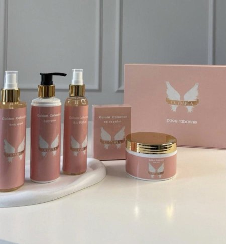 طقم عطر ماركة - ٥ قطع / شامل علبة الشركة