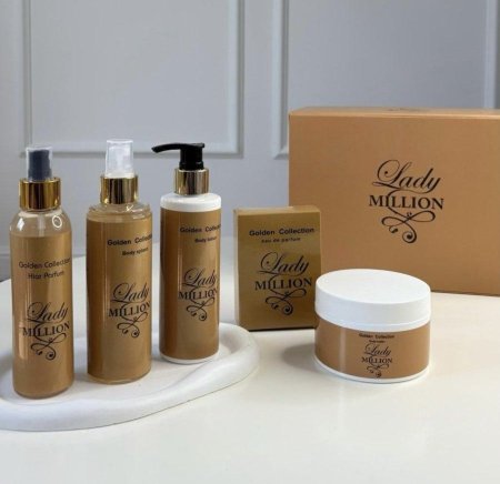 طقم عطر ماركة - 5 قطع / شامل علبة الشركة