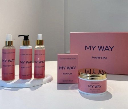 طقم عطر ماركة - 5 قطع / شامل علبة الشركة